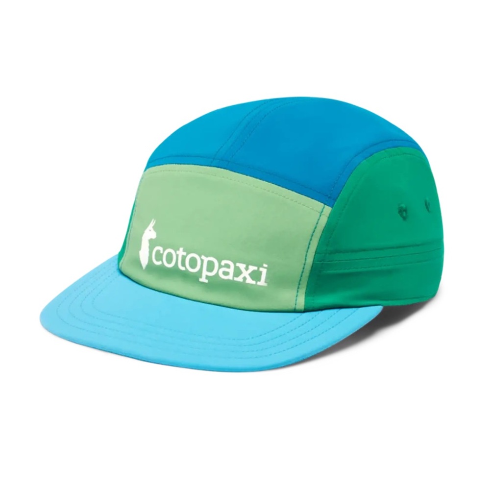 NWT Cotopaxi Tech 5-Panel Hat Kelp & Poolside